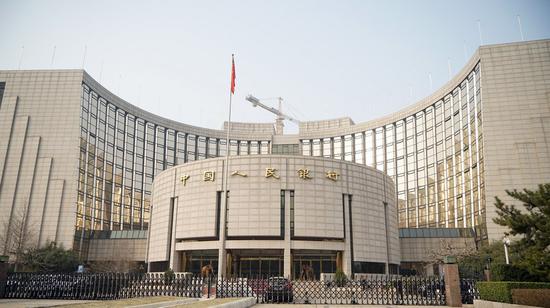 2018年3月13日拍摄的照片显示了中国人民银行在中国首都北京的总部。 （照片/新华网）